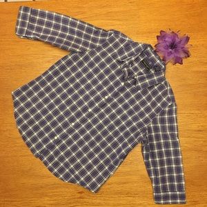 American Eagle boys long sleeve button down SZ M